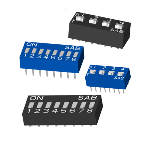 BS系列-[1PST,2PST]-[1-10,12P]-2.54-直插|贴片(9-5)